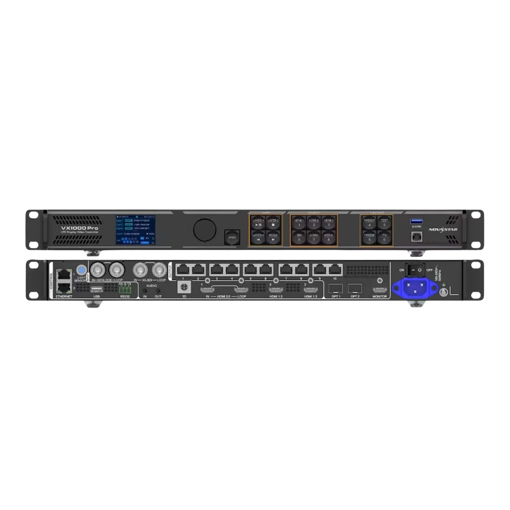 NOVASTAR VX1000 PRO | Contrôleur LED Tout-en-Un 4K HDR | 6,5 Millions de Pixels Améliorés — LED Video Processor by PIXELIGHT
