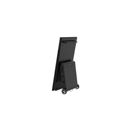 BORA OUTDOOR - 43" front view, digital street furniture running content
