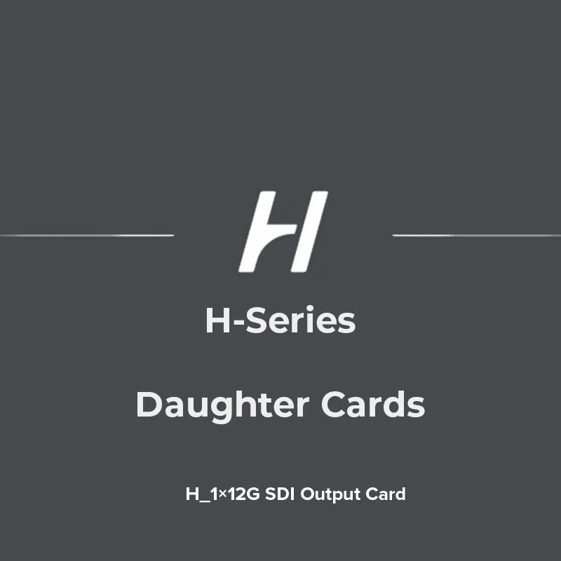 H_1X12G-SDI OUTPUT CARD | Carte de Sortie Single 12G-SDI Novastar H | 4K Broadcast — Processeur LED Novastar PIXELIGHT