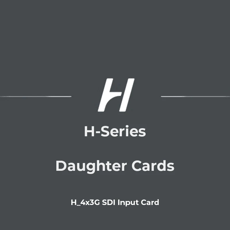 H_4X3G SDI INPUT CARD | Carte d'Entrée Quadruple 3G-SDI Novastar H | Full HD Broadcast — Novastar LED Processor by PIXELIGHT