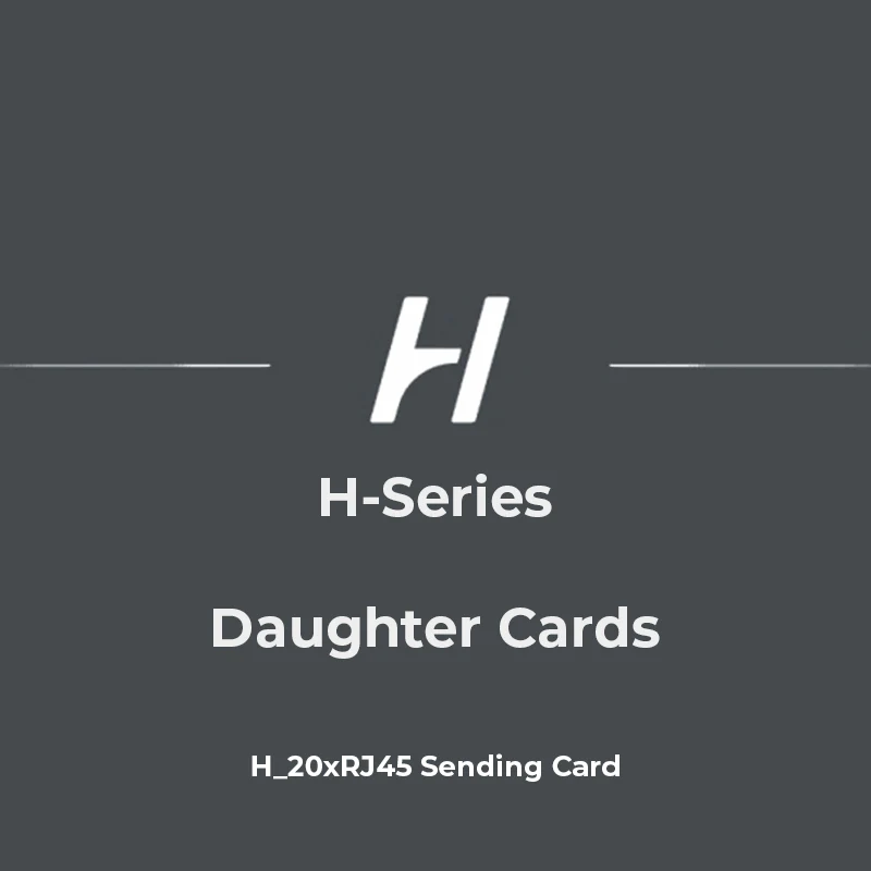 H_20XRJ45 SENDING CARD | Carte d'Envoi Novastar H | 20 Ports Gigabit Ethernet — Processeur LED Novastar PIXELIGHT
