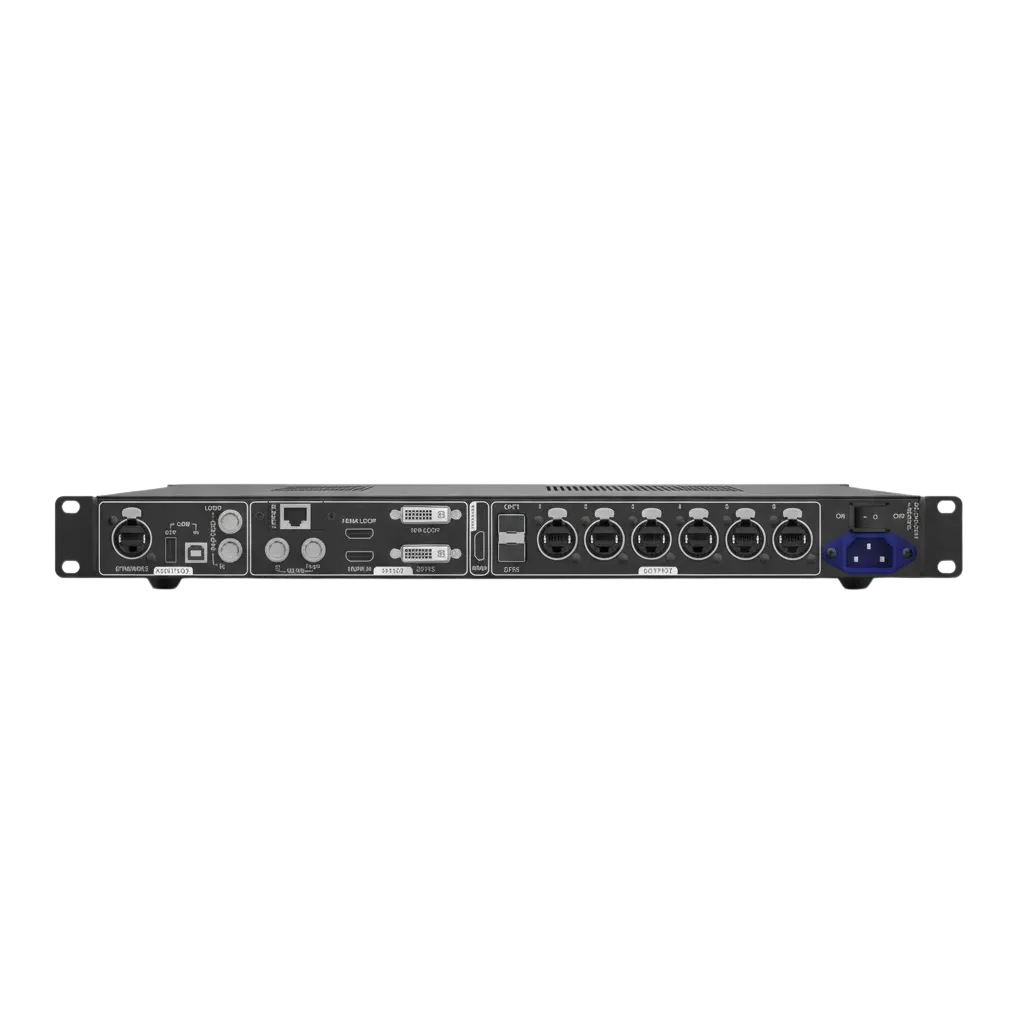 Close-up of the Novastar MCTRL660 PRO | Contrôleur d'Envoi HD | Genlock et Redondance LED module (pitch and mask)