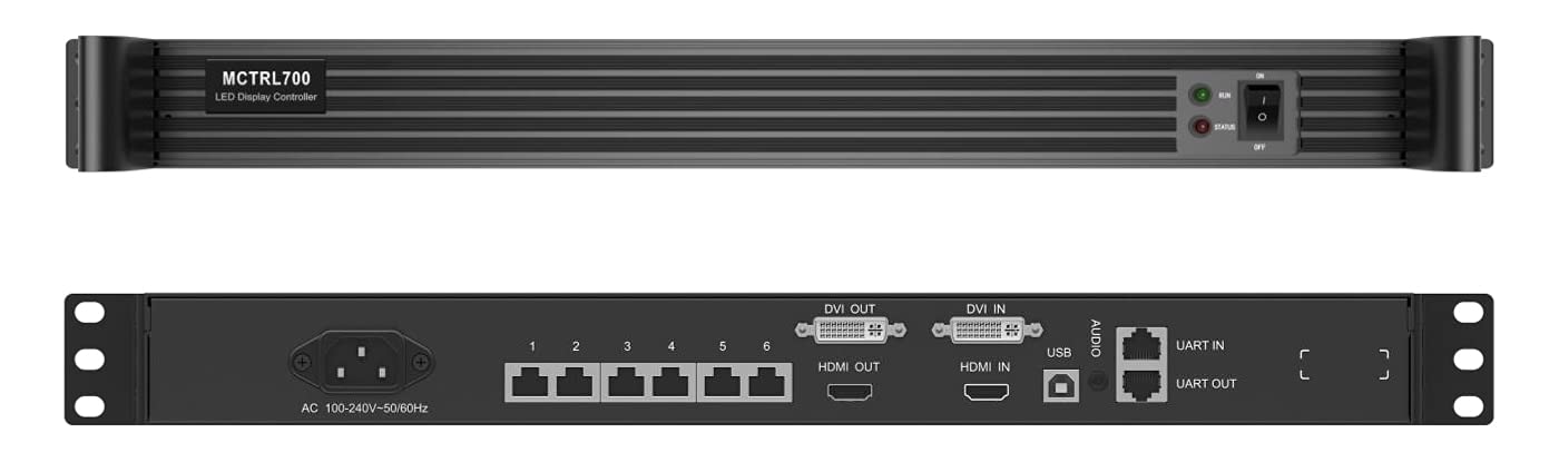 Novastar MCTRL700 | Contrôleur d'Envoi LED 6 Ports Gigabit — Processeur Vidéo LED PIXELIGHT