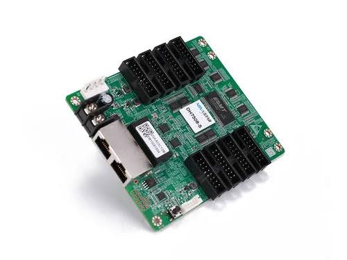 Novastar DH7508-S vue de face, carte de réception led en fonctionnement