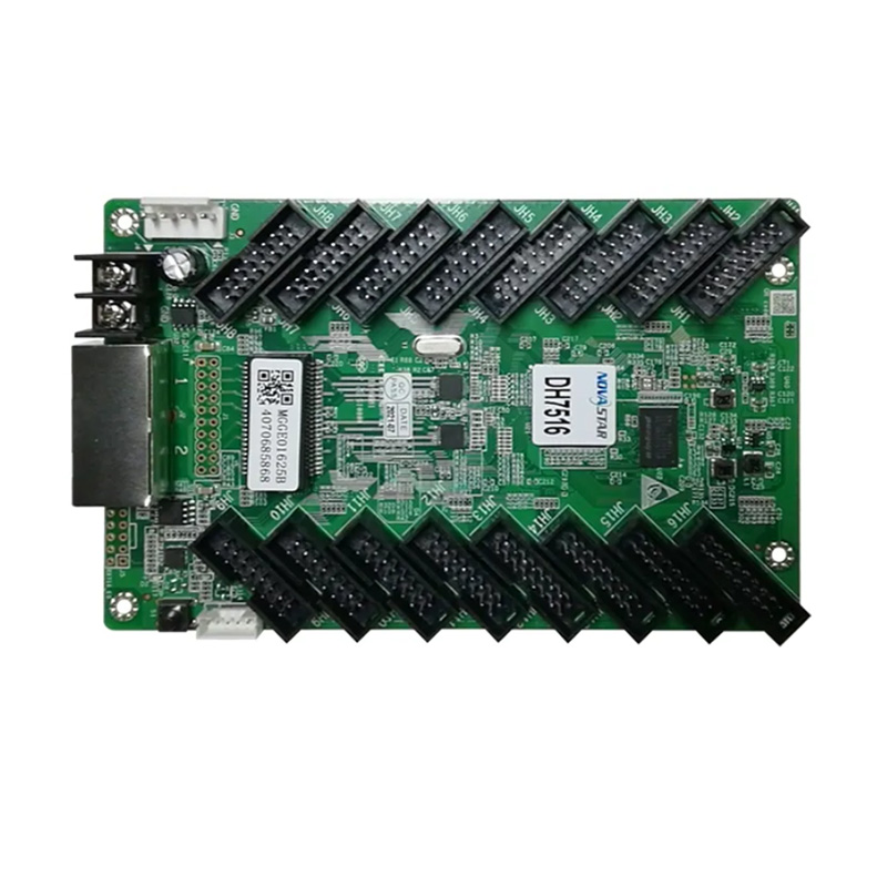 Novastar DH7516-N vue de face, carte de réception led en fonctionnement