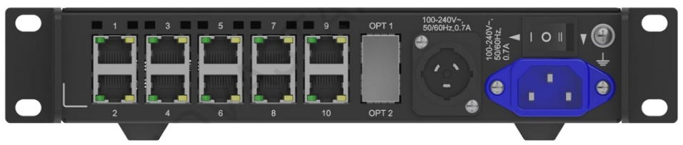 Détail du module LED du Novastar CVT10-M (maille et masque)