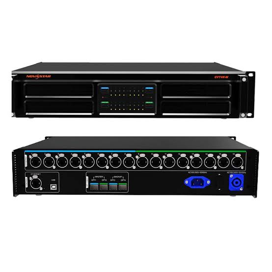Détail du module LED du Novastar CVT4K-M (maille et masque)