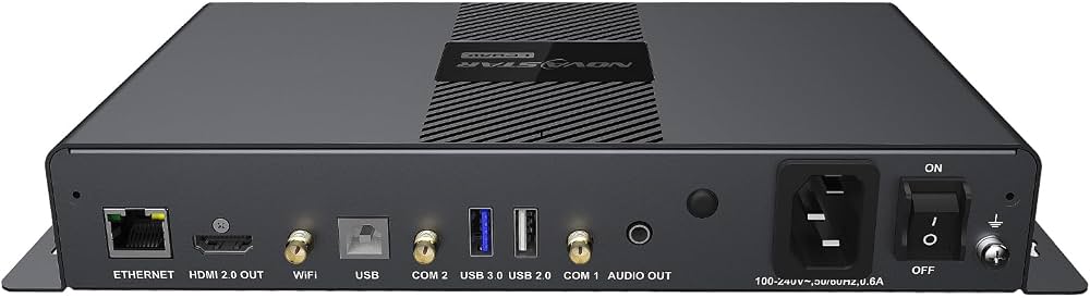Novastar LCB4K vue de face, player multimédia led en fonctionnement