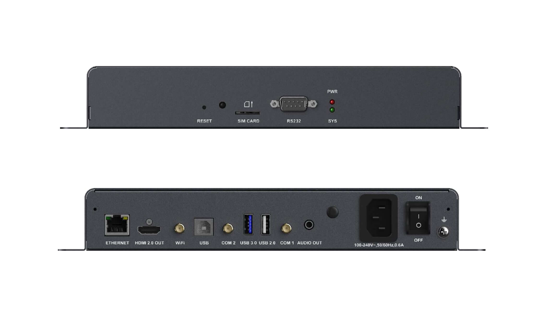 Détail du module LED du Novastar LCB4K (maille et masque)