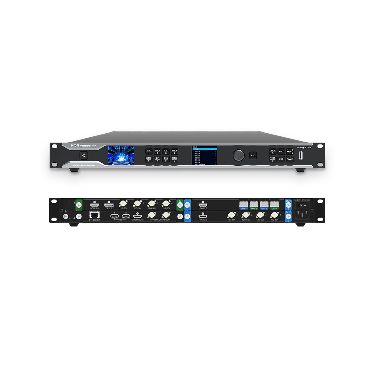 Détail du module LED du Novastar HDR Master 4K | Processeur de Conversion SDR vers HDR (maille et masque)