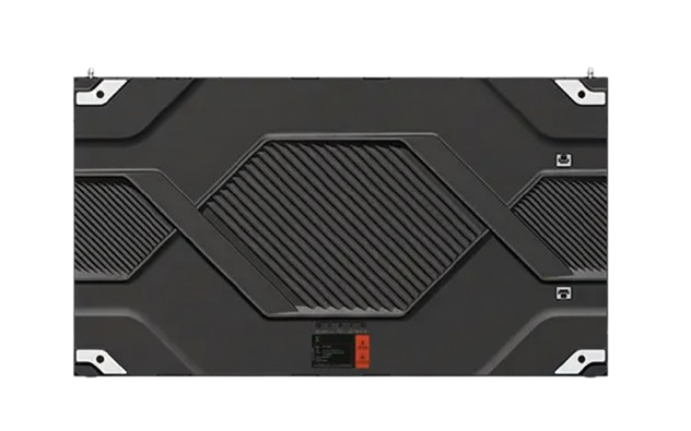 Rear side of the SHAPE 2.6 (500 x 1000): rigging, power supply and receiving card