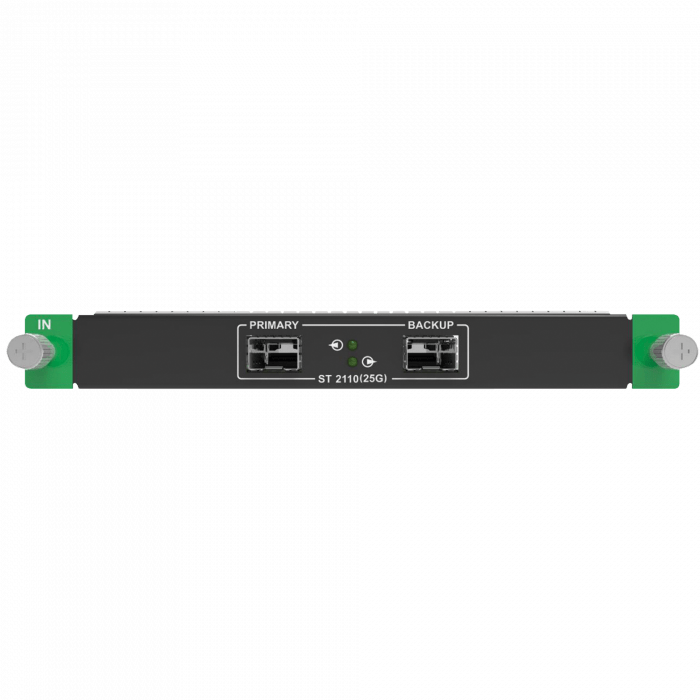 MX SERIES 1X ST2110 (25G) CARD | Carte d'Entrée Broadcast IP 25G Novastar MX — LED Video Processor by PIXELIGHT