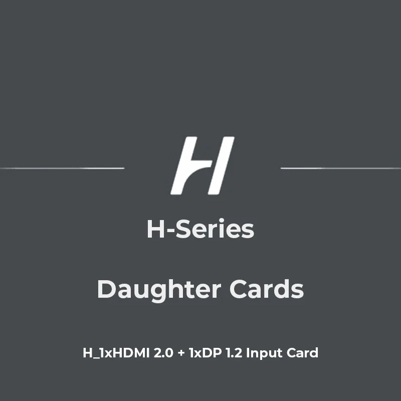 H_1XHDMI2.0+1XDP1.2 CARD | Carte d'Entrée Dual Mixte 4K Novastar H | HDMI/DP — Novastar LED Processor by PIXELIGHT