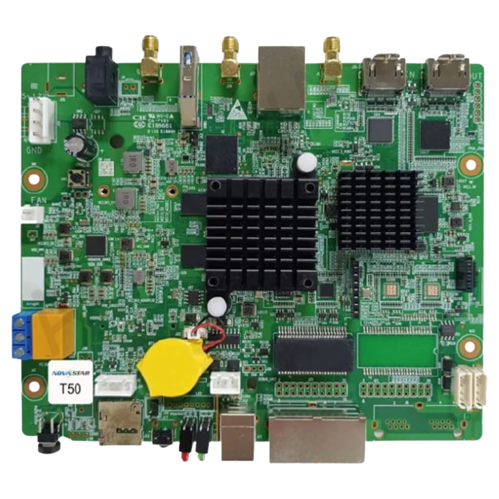 Novastar T50 (Taurus) | Lecteur Multimédia Asynchrone 4K | Capacité Moyenne/Haute — LED Multimedia Player by PIXELIGHT