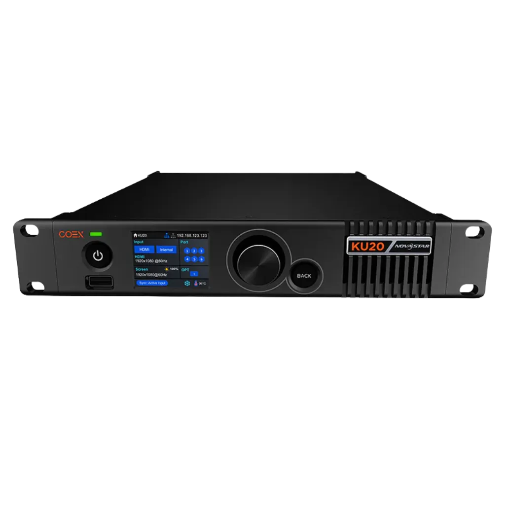 Novastar KU20 | Contrôleur LED COEX 4K Professionnel — Processeur Vidéo LED PIXELIGHT