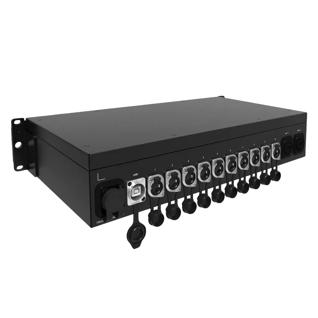 Détail du module LED du Novastar CVT10 PRO-S | Convertisseur Fibre Optique PRO | 10 Ports Gigabit Ultra Fiable (maille et masque)