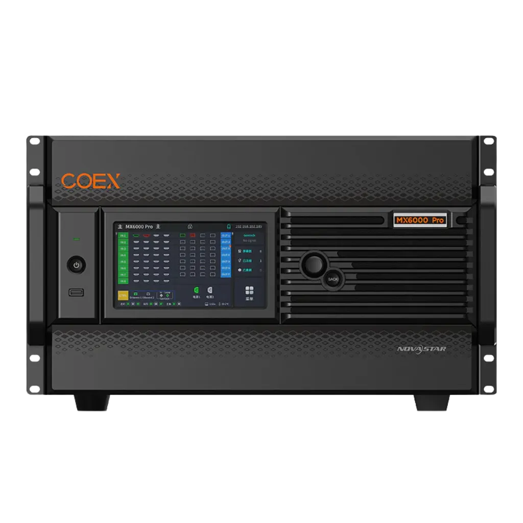 Novastar MX6000 Pro | Contrôleur LED Modulaire 8K+ | Capacité Colossale 141 Millions de Pixels — Processeur Vidéo LED PIXELIGHT
