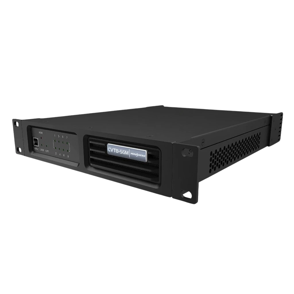 Novastar CVT8-5GS | Convertisseur Fibre Optique 8 Ports | Extension Longue Distance — Convertisseur Vidéo LED PIXELIGHT