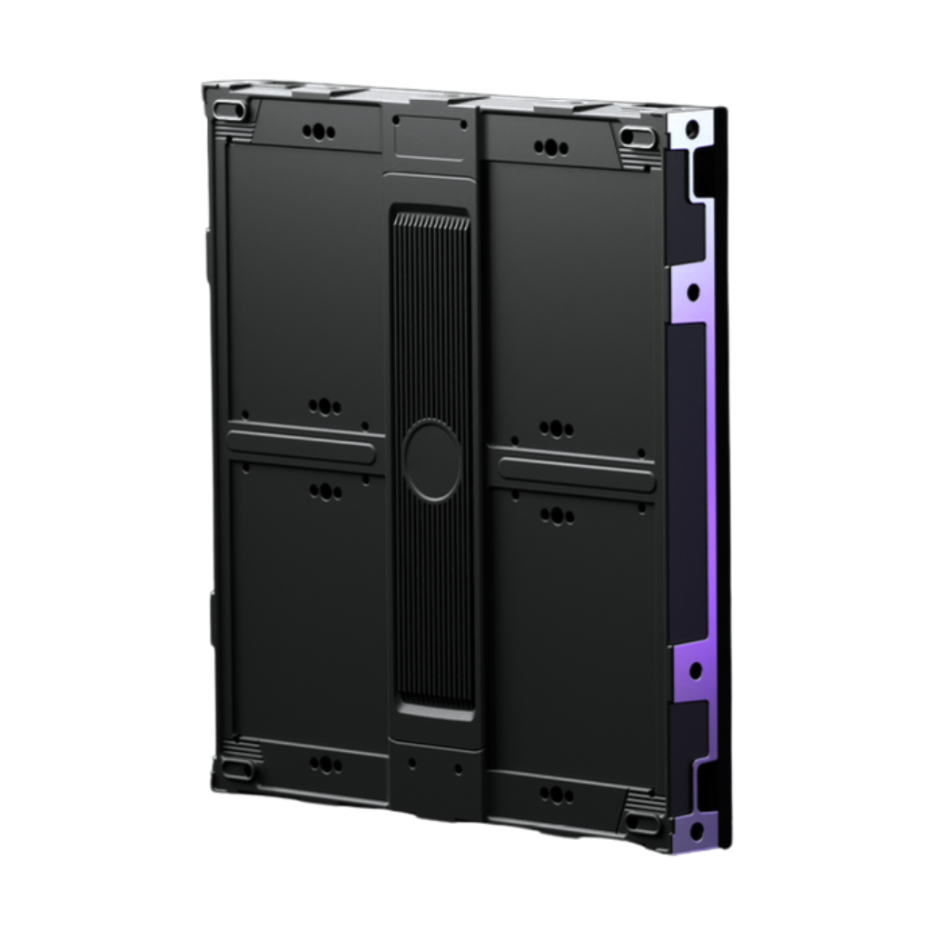 PANORAMA PRO OUT 1.2 front view, outdoor led panel running content