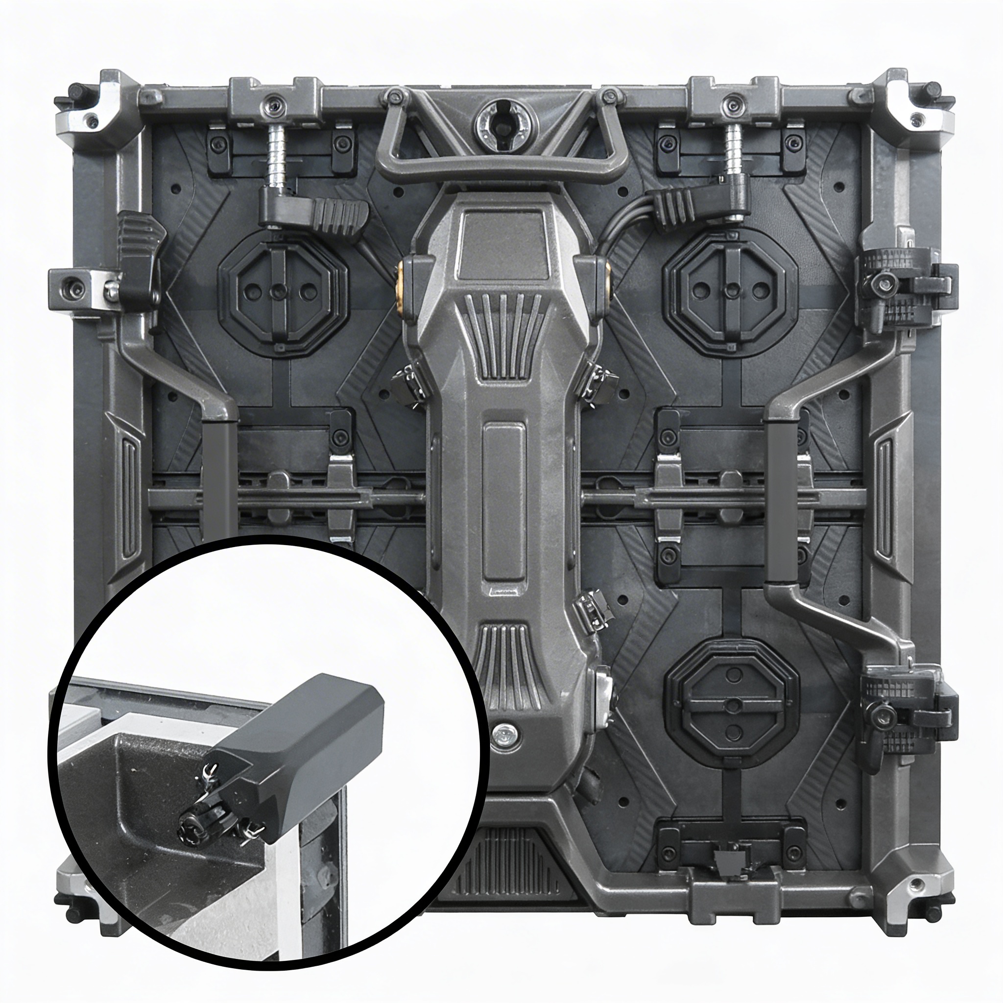 Data and power connectors of the ARCADIA+ 1,5mm Indoor GOB - 500 x 500