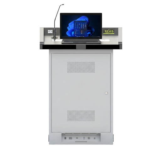 Close-up of the PUPITRE DIGITAL DP43 LED module (pitch and mask)