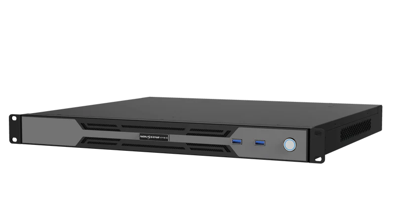 Novastar ET1S-G Media Server | Lecteur Multimédia Dédidé | Haute Performance 4K front view, led multimedia player running content