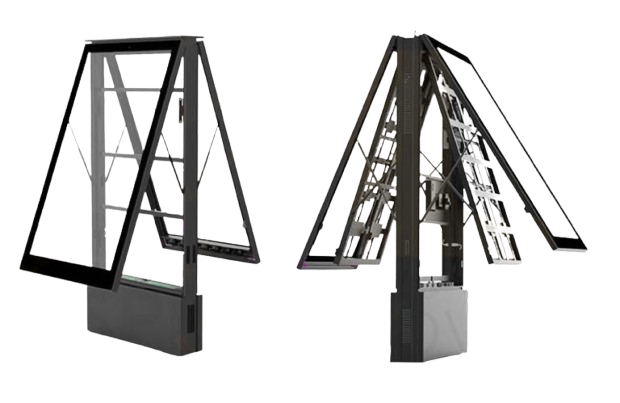 Close-up of the TOTEM LED Double Face- TL2,9DF LED module (pitch and mask)