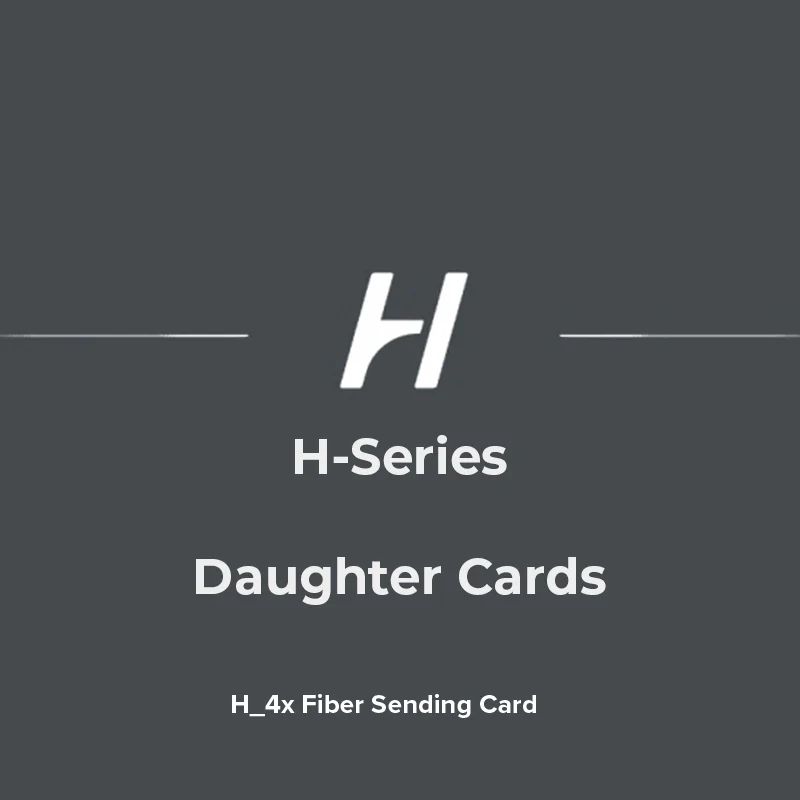 H_4XFIBER SENDING CARD | Carte d'Envoi Quadruple Fibre Novastar H | Longue Portée — Novastar LED Processor by PIXELIGHT