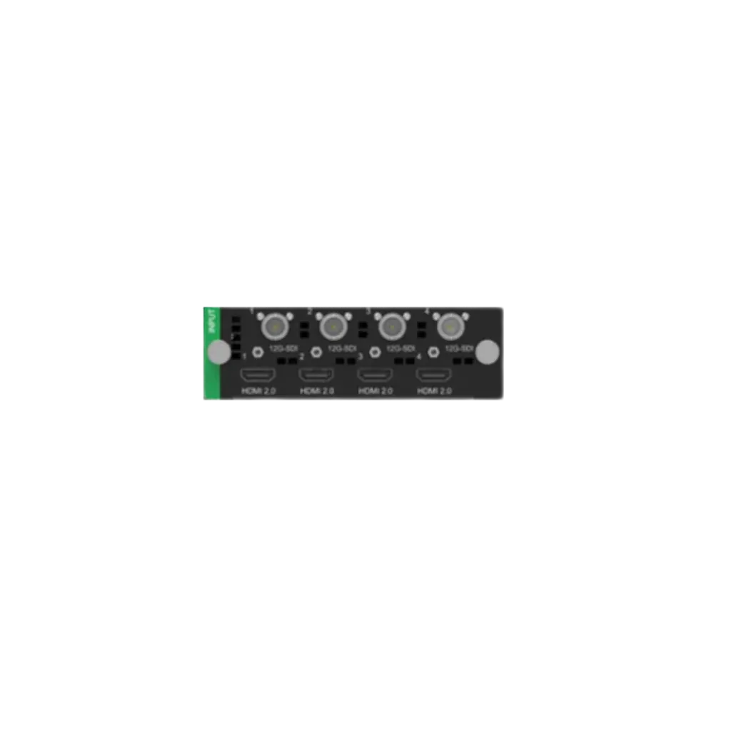CX80 PRO INPUT CARD 2 | Carte d'Entrée 4K Octuple Novastar | 4x HDMI + 4x 12G-SDI — LED Video Processor by PIXELIGHT