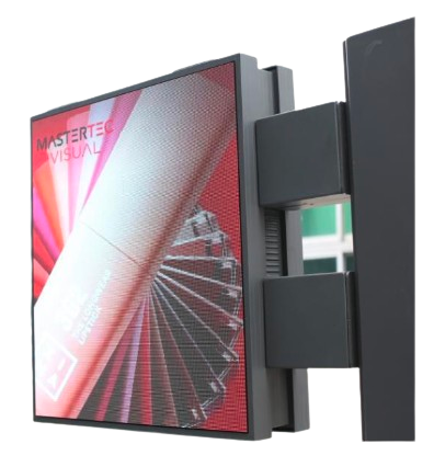 LEDSTORE DUAL - P2.5 - Enseigne video LED front view, led storefront sign running content