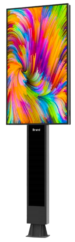 MEDIACITY 4V - P2.9 - Mobilier urbain - Totem Vidéo LED pour Publicité et Communication — Digital Street Furniture by PIXELIGHT