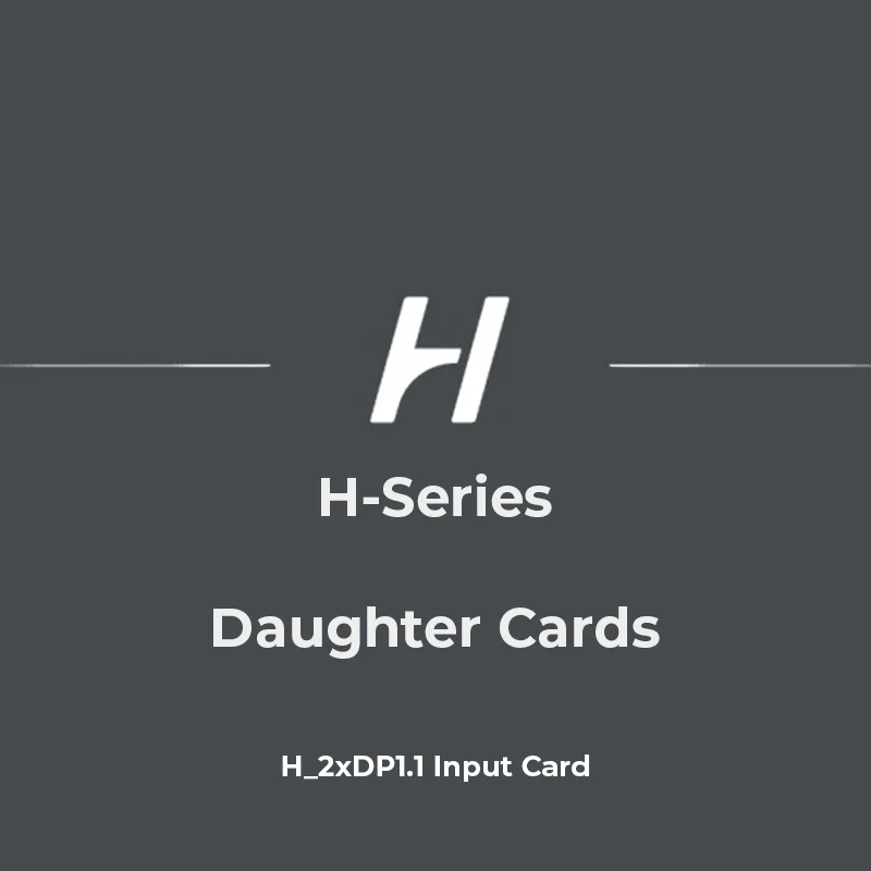 H_2XDP1.1 INPUT CARD | Carte d'Entrée Dual DisplayPort 1.1 Novastar H | HD/UHD — Processeur LED Novastar PIXELIGHT