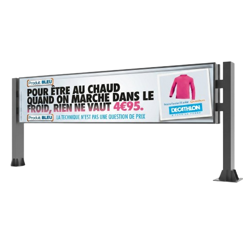 MEDIA BANNER LED 2,9 - 5000 x 1000 — Digital Street Furniture by PIXELIGHT