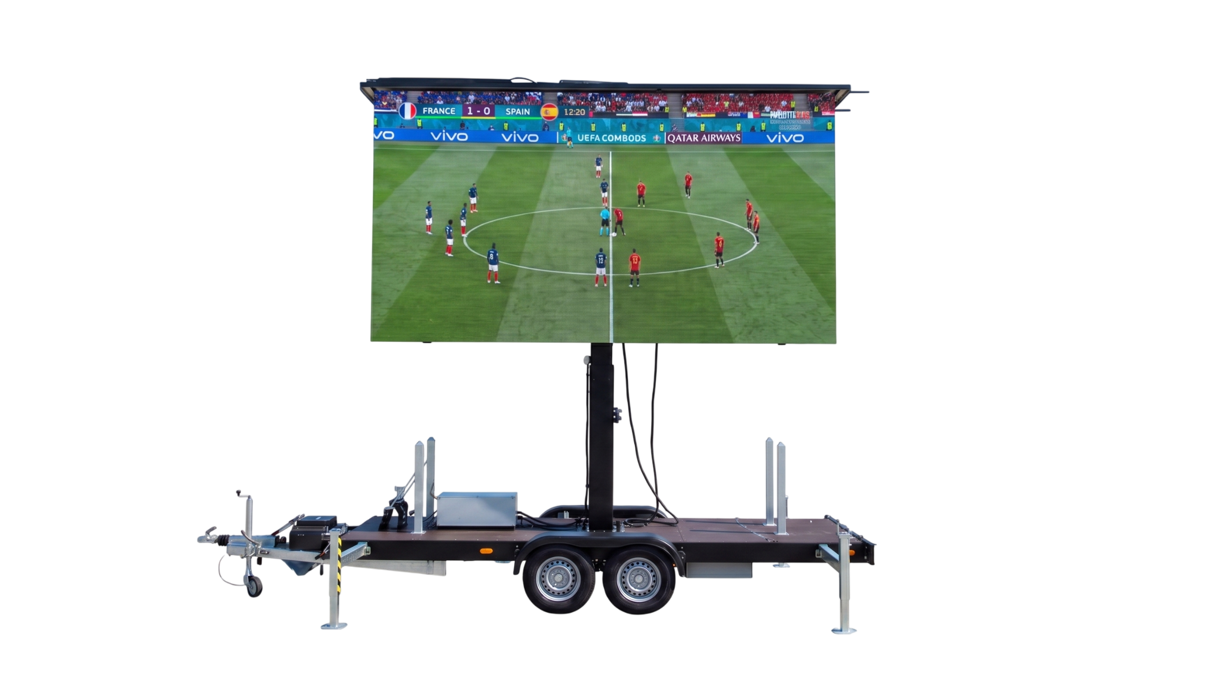 StageScreen 12 – Écran LED mobile compact sur remorque | Pixelight — Camion LED Mobile PIXELIGHT