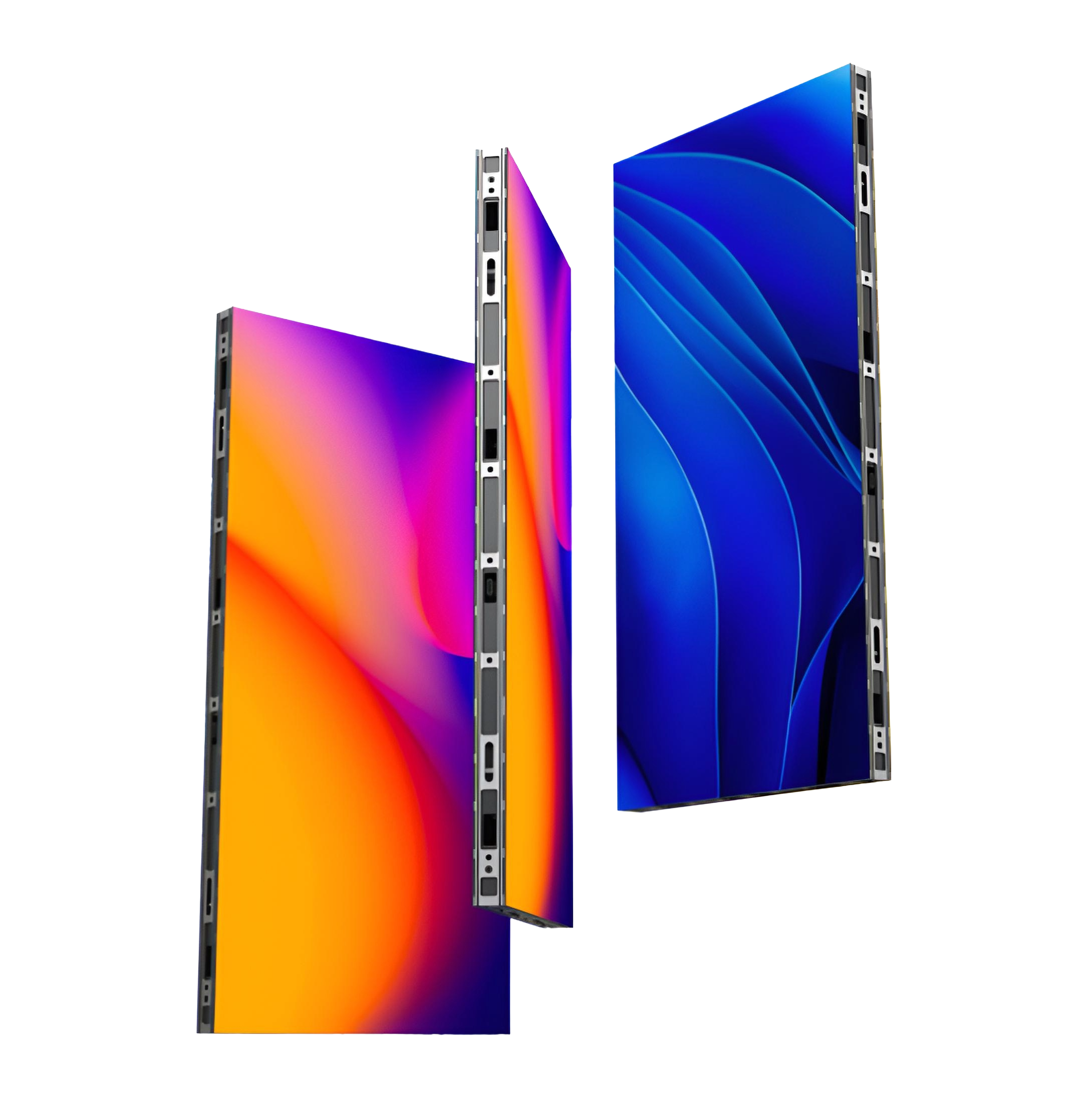 INSTORE DUAL 2.6 vue de face, dalle led indoor en fonctionnement