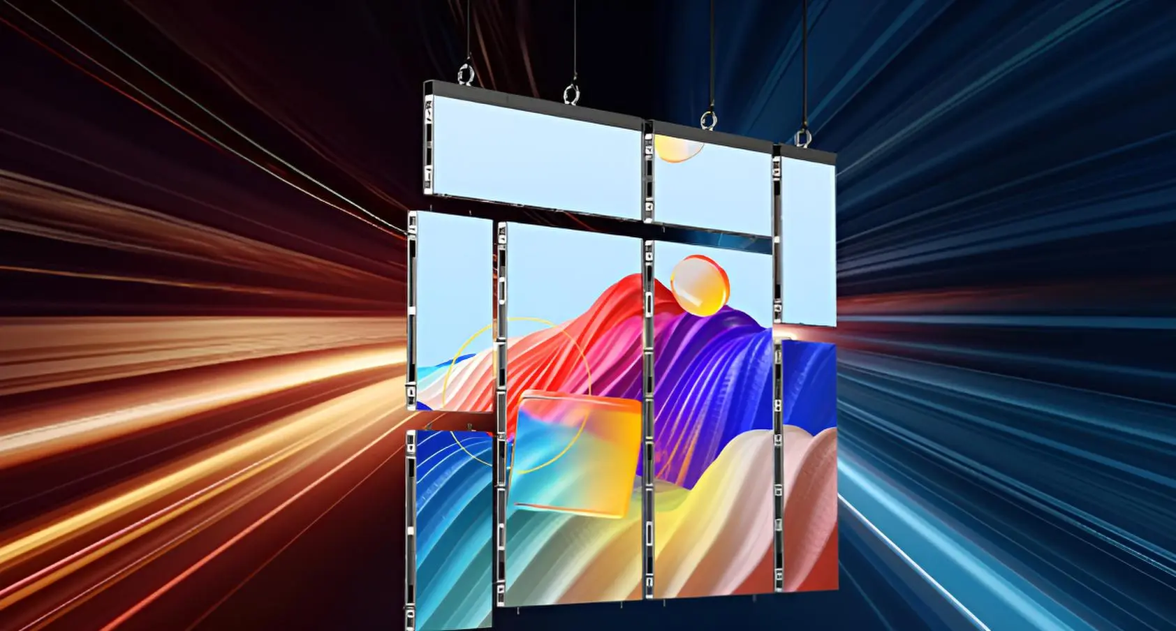 Connectique et câblage data/alimentation du INSTORE DUAL 2.6