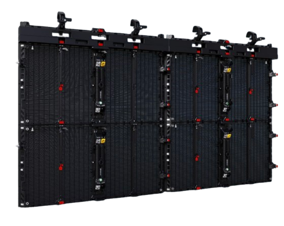 GHOST PRO Black Window front view, rental led panel running content