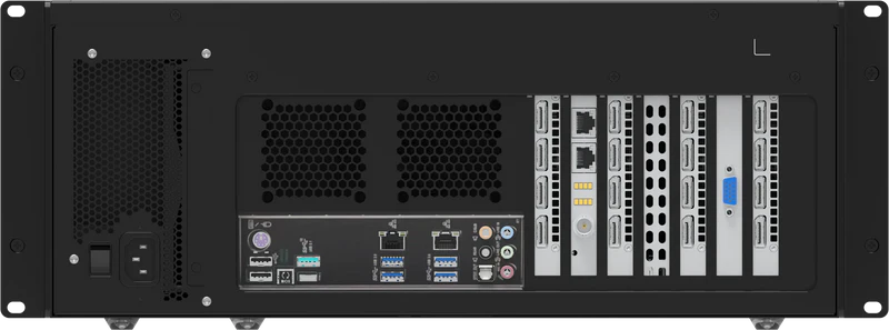 Close-up of the Novastar ET16S-G(3A4) Media Server | Lecteur Multimédia Ultime | Capacité 12K+ LED module (pitch and mask)