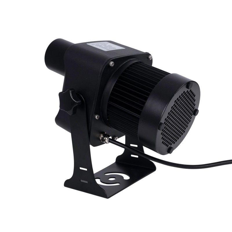 Rear side of the Projecteur de logo GOBO LED rotatif 60W - extérieur - IP65: rigging, power supply and receiving card