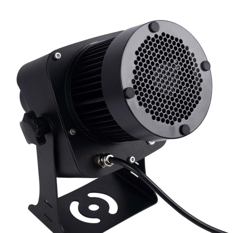 Data and power connectors of the Projecteur de logo GOBO LED rotatif 60W - extérieur - IP65