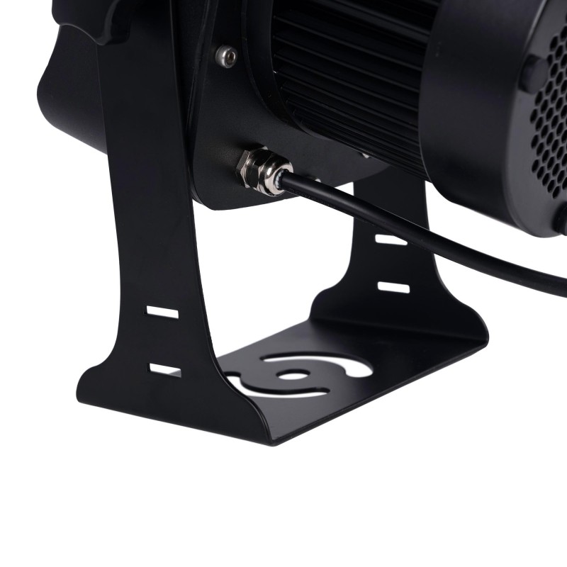 Projecteur de logo GOBO LED rotatif 80W - extérieur - IP65 deployed in a professional B2B setup (gobo logo projector)