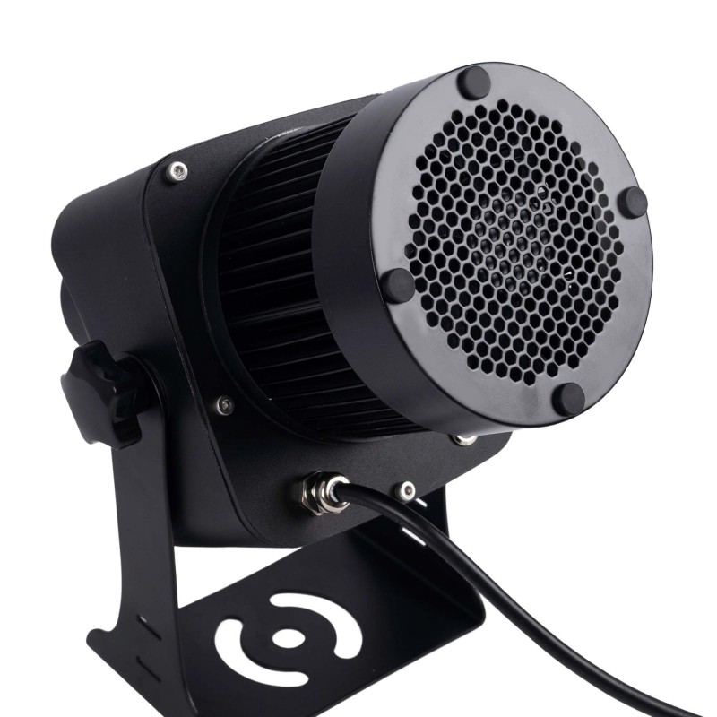 Data and power connectors of the Projecteur de logo GOBO LED rotatif 80W - extérieur - IP65