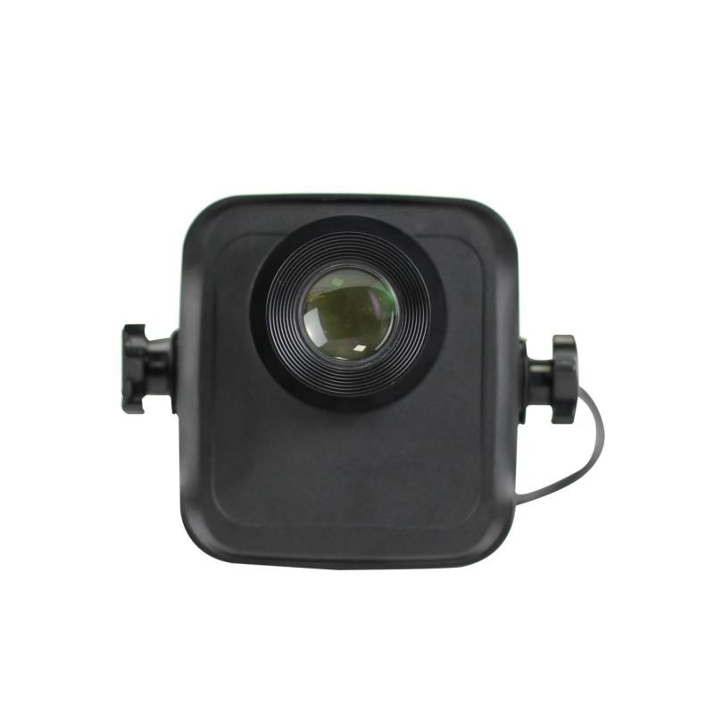 Projecteur de logo LED GOBO 100W rotatif extérieur - Optique 20° - IP65 deployed in a professional B2B setup (gobo logo projector)