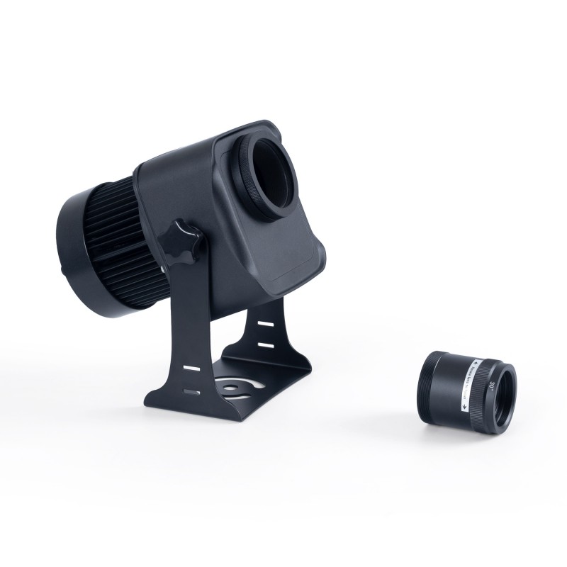 Data and power connectors of the Projecteur GOBO LED 100W - Optique 30° - Extérieur - Orientable