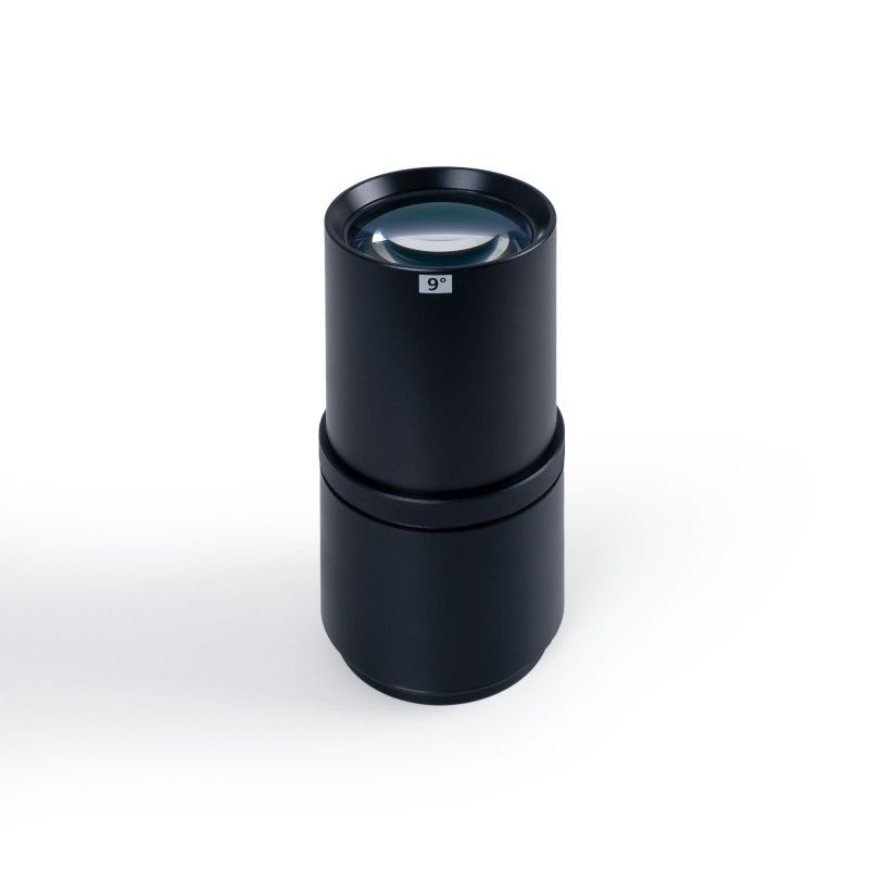 Rear side of the Projecteur GOBO LED 100W - Optique 9° - Extérieur - Orientable: rigging, power supply and receiving card
