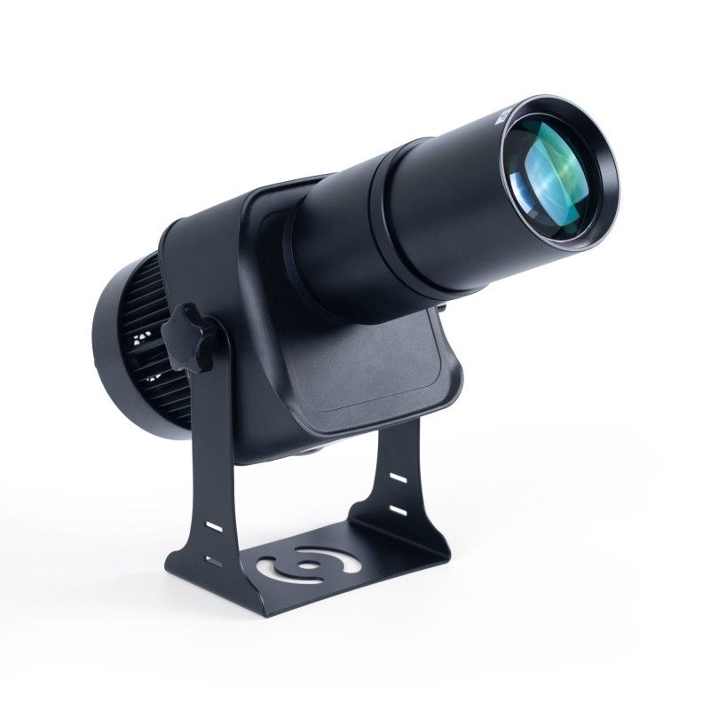 Projecteur GOBO LED 100W - Optique 9° - Extérieur - Orientable deployed in a professional B2B setup (gobo logo projector)