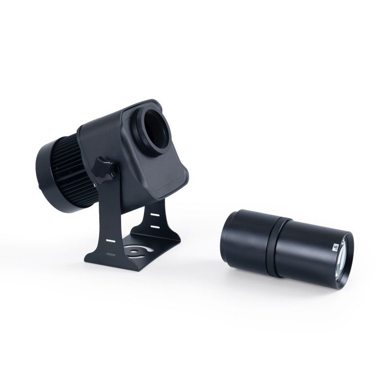 Data and power connectors of the Projecteur GOBO LED 100W - Optique 9° - Extérieur - Orientable