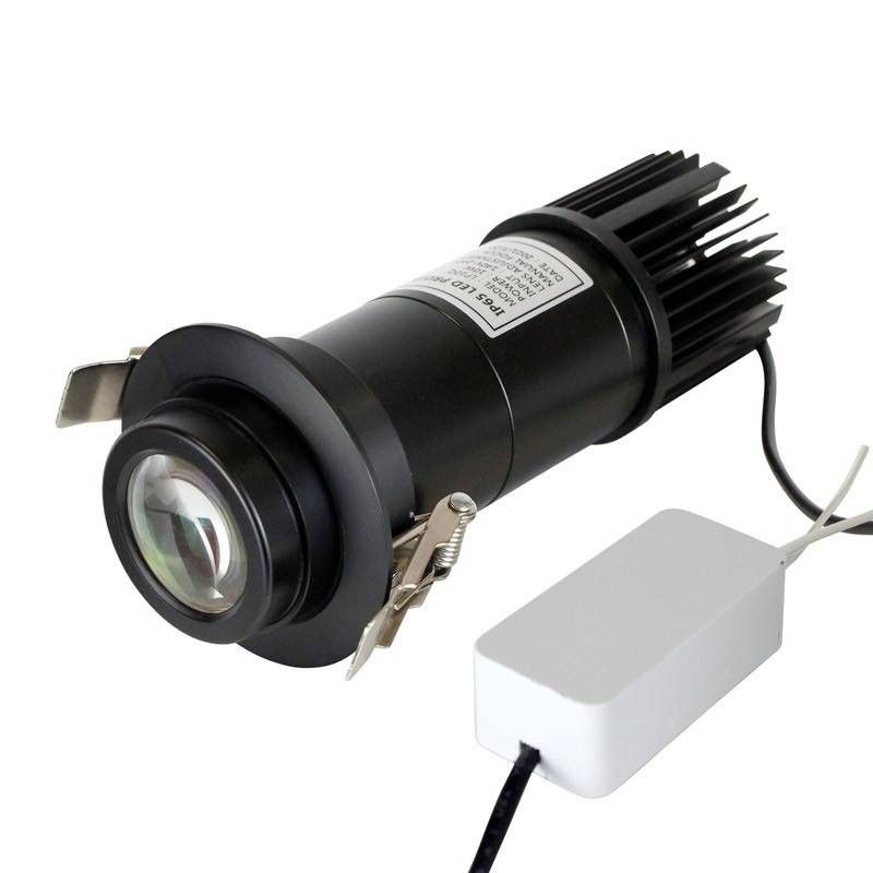 Rear side of the Projecteur GOBO LED 10W encastrable - Intérieur - IP40: rigging, power supply and receiving card