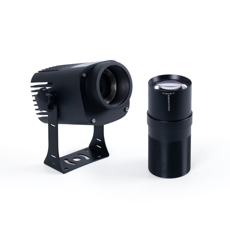 Projecteur GOBO LED 20W - Optique 13° - Extérieur - Orientable — Gobo Logo Projector by PIXELIGHT