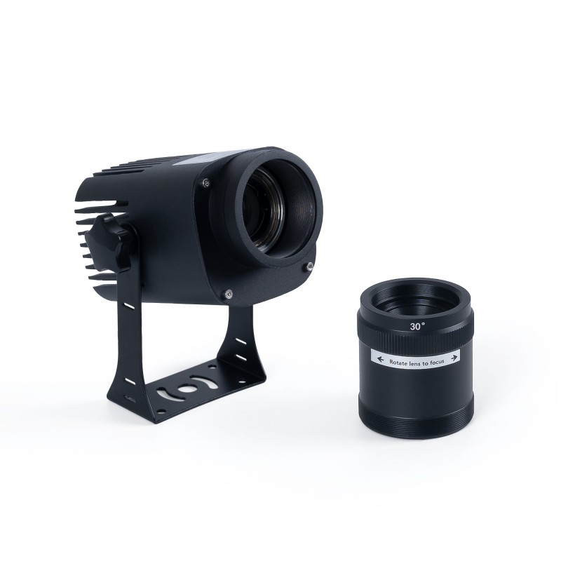 Projecteur GOBO LED 20W - Optique 30° - Extérieur - Orientable — Gobo Logo Projector by PIXELIGHT